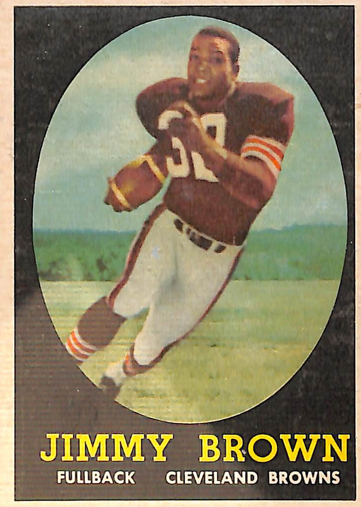 1958 Topps Jim Brown rookie card