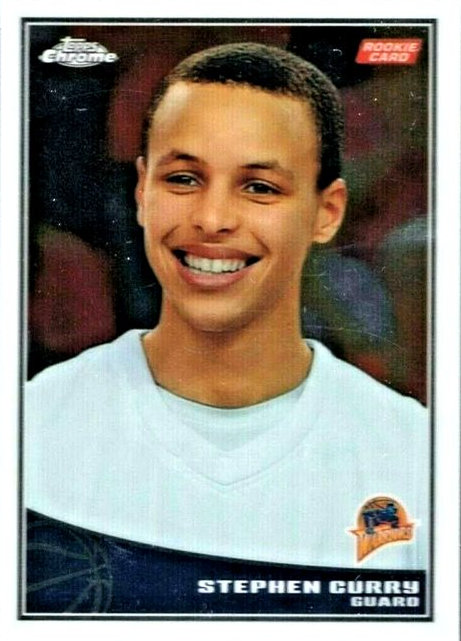 2009 Topps Chrome Stephen Curry card