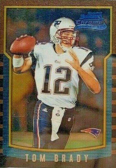 2000 Bowman Chrome Tom Brady card